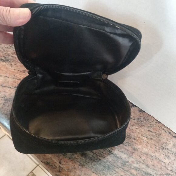 Vintage Gucci Horsebit Suede Vanity Train Case Toiletry Mini Handbag - Picture 5 of 6